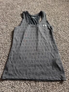 Under Armour Black Athletic Racerback Tank Top